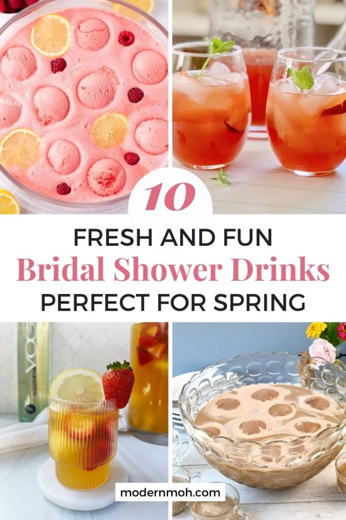 Bridal shower drinks for spring pin