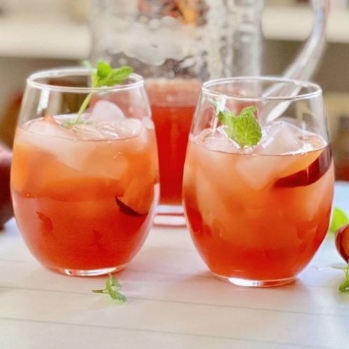 Fresh Peach Iced Tea