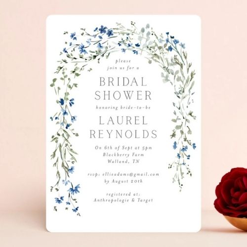In The Full Bloom Invitation