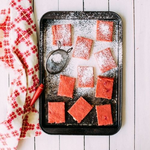 cheap-bridal-shower-game-prizes Rhubarb Curd Bars