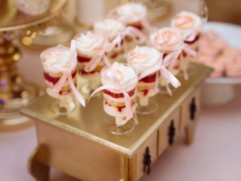 Spring Bridal Shower Dessert table