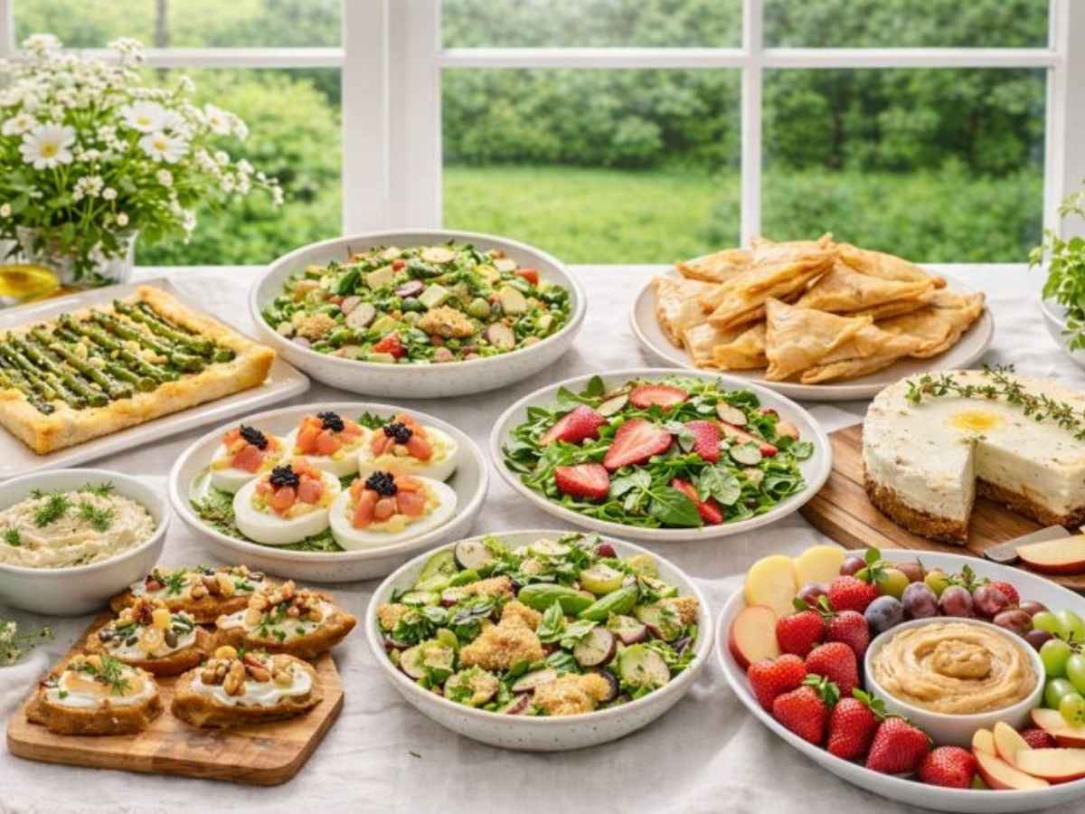 Spring bridal shower food featured image