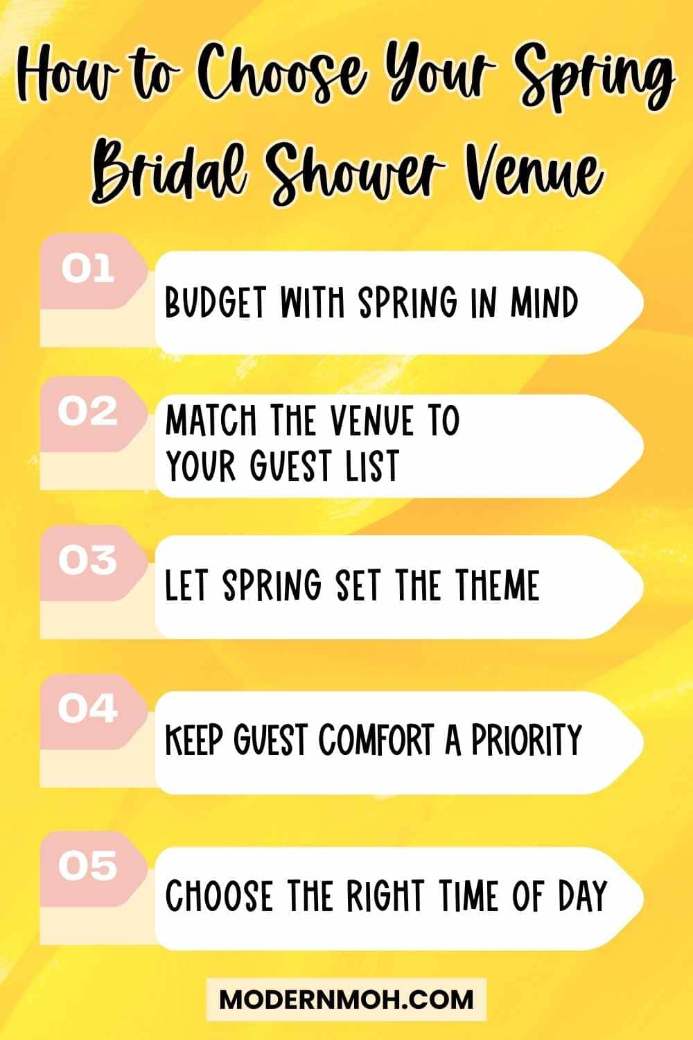 11 Beautiful Spring Bridal Shower Venues for a Fresh Celebration