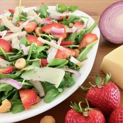 cheap-bridal-shower-game-prizes Strawberry Arugula Salad