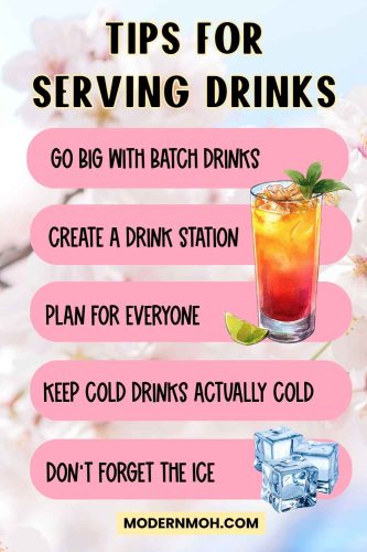 Tips for Serving Drinks
