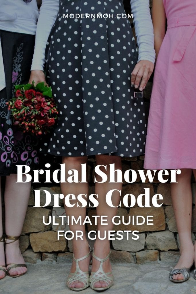 Bridal shower dress code guide pin