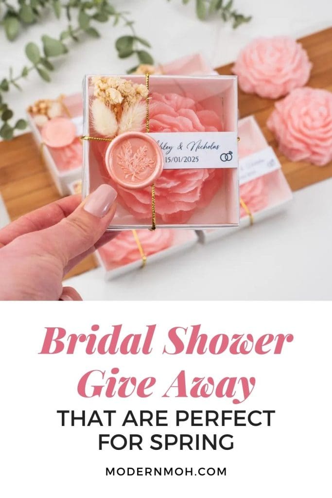 Bridal shower give away for spring pin