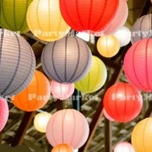 Round hanging paper lantern