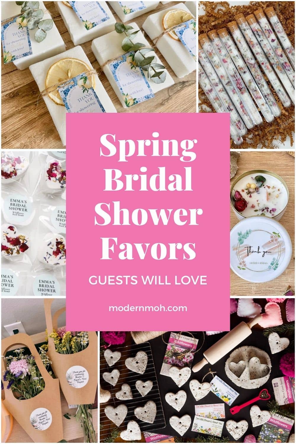 Spring Bridal Shower Favors Guests Will Love: 24 Fresh Ideas