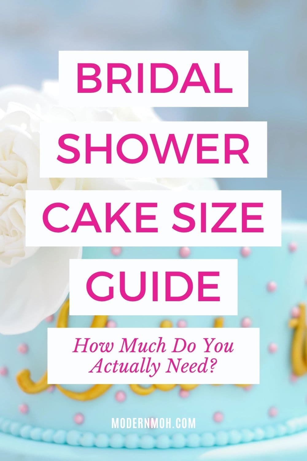 Bridal Shower Cake Size Guide: How Much Do You Really Need?
