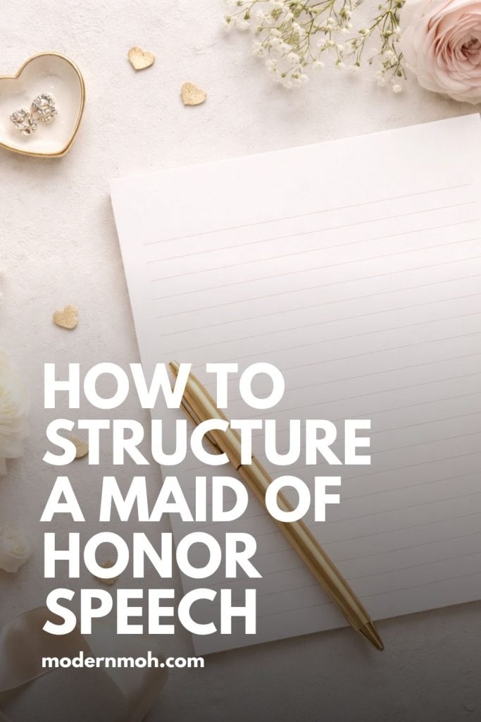How to structure a MOH speech pin