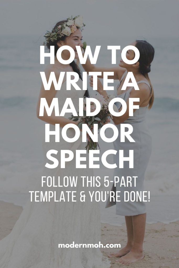 How to write a MOH speech pin