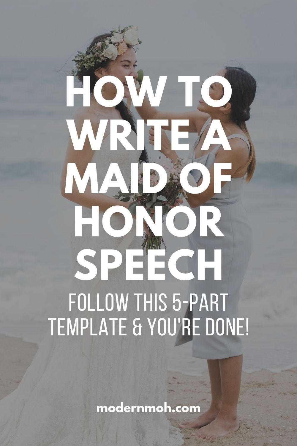 How to Structure a Maid of Honor Speech (5-part Template)