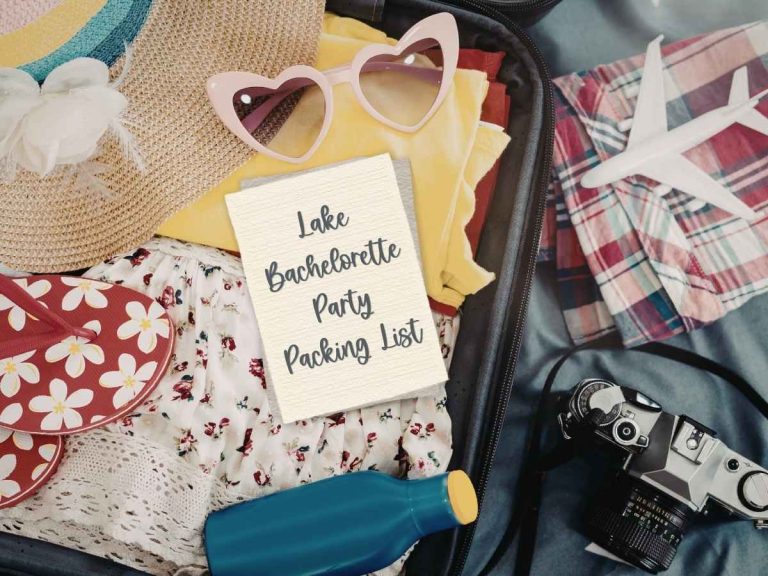 Lake Bachelorette Party Packing List