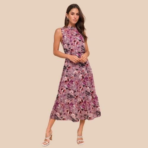 Lulus floral midi dresses