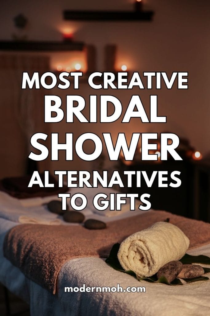 Bridal shower alternatives to gifts pin