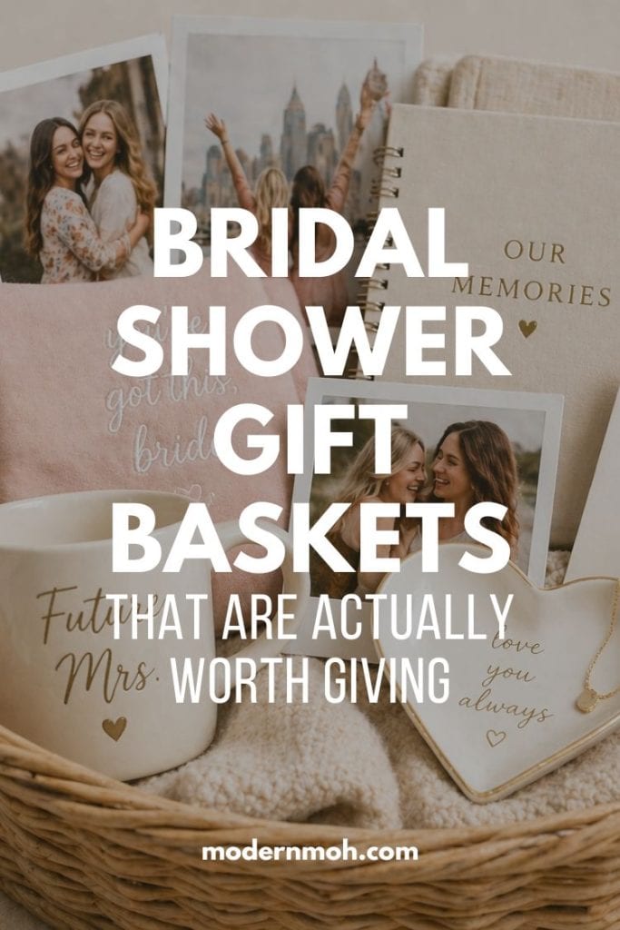 Bridal shower gift baskets pin