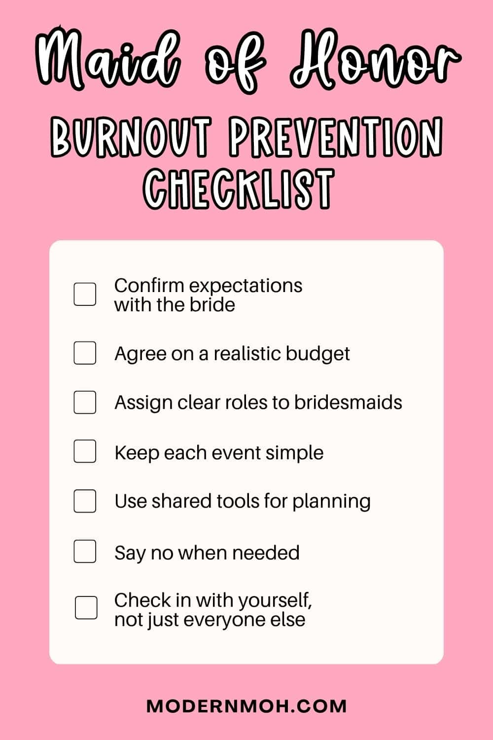 Maid of Honor Burnout Is Real: How to Avoid It