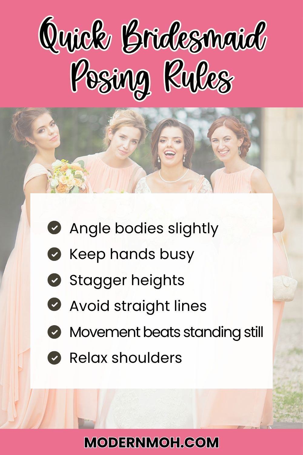 5 Bridesmaid Pose Ideas That Don’t Feel Awkward (And Actually Look Natural)