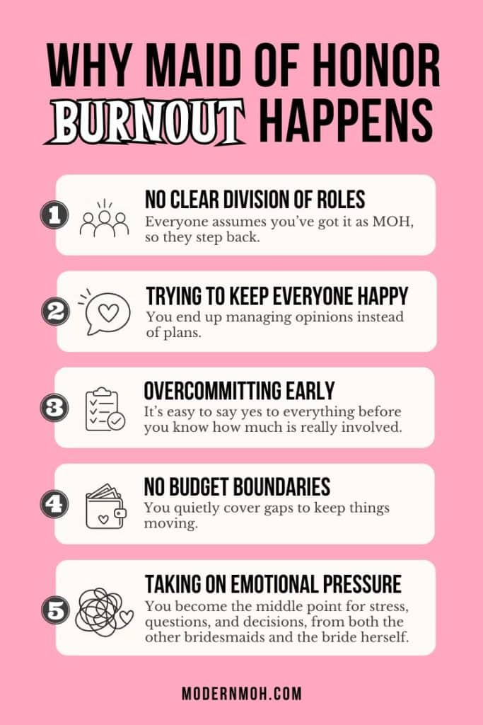 Why maid of honor burnout happens pin