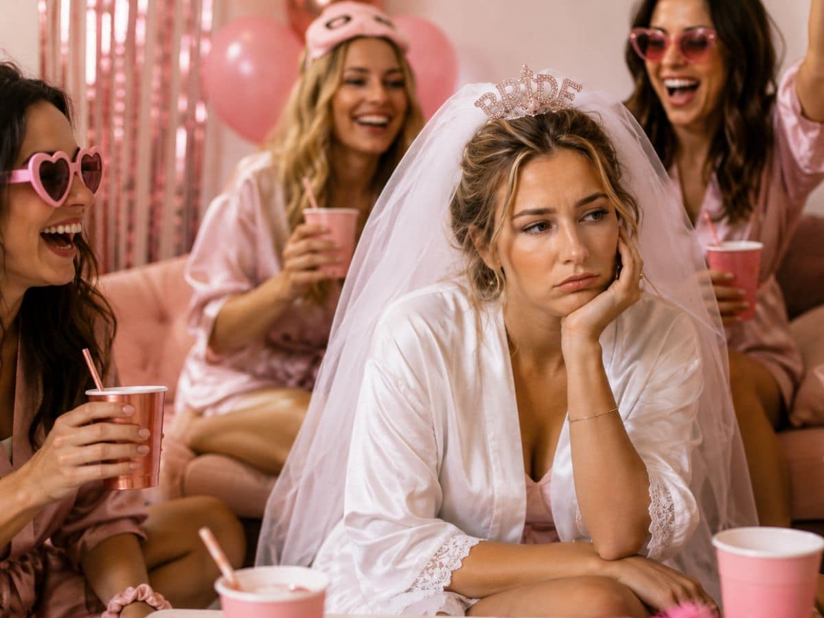 Bride Didn't Like Party for bachelorette or bridal shower