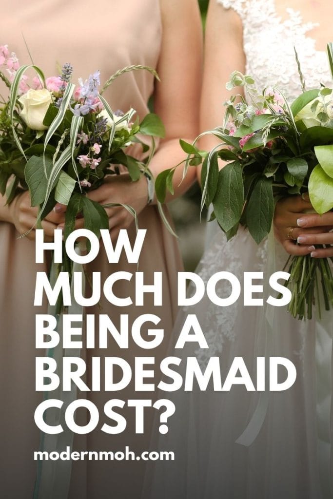 Bridesmaid costs pin