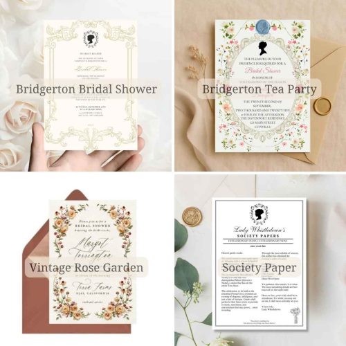 Bridgerton Bridal Shower  Invitations