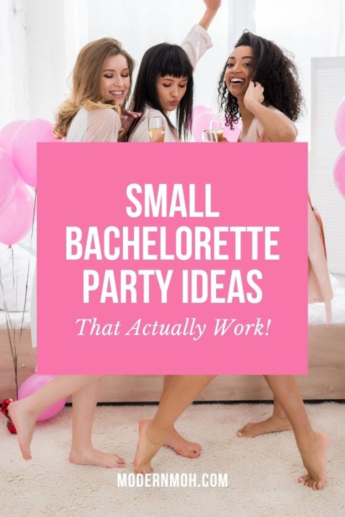 Small bachelorette party ideas pin