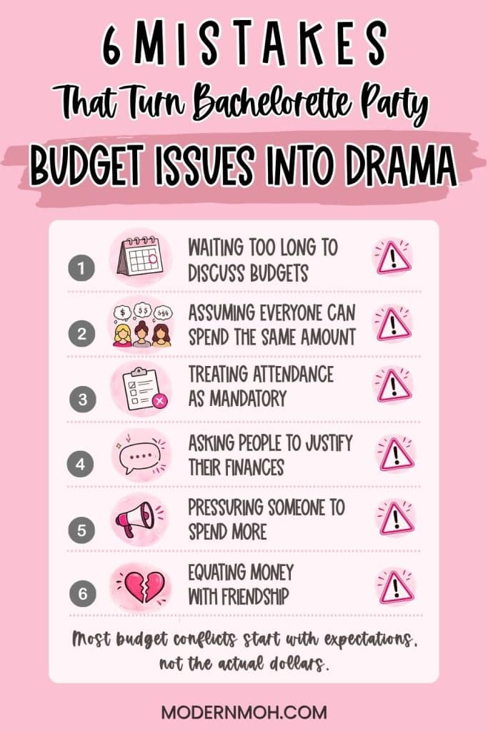 6 Mistakes That Turn Bachelorette Party Budget Issues Into Drama