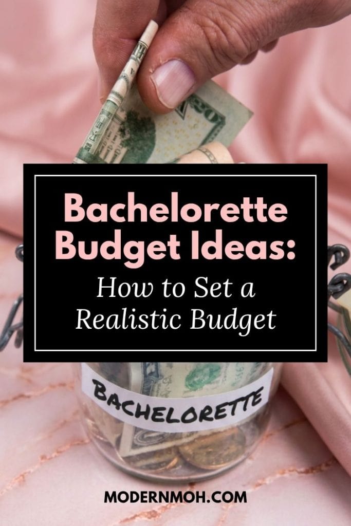 Bachelorette budget ideas pin