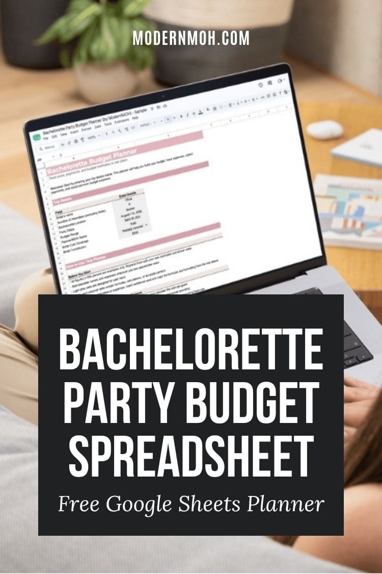 Free Bachelorette Party Budget Template (Google Sheets Download)