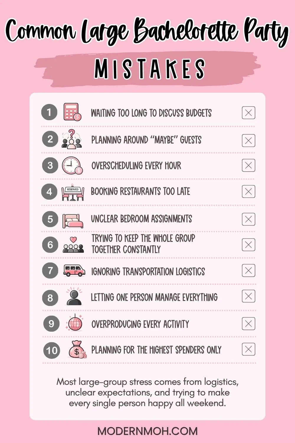 How to Plan a Bachelorette Party for a Large Group