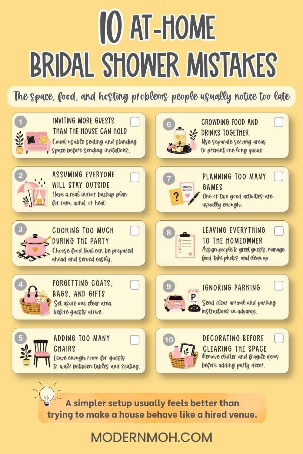 Bridal Shower Ideas at Home That Feel Special, Not Cramped