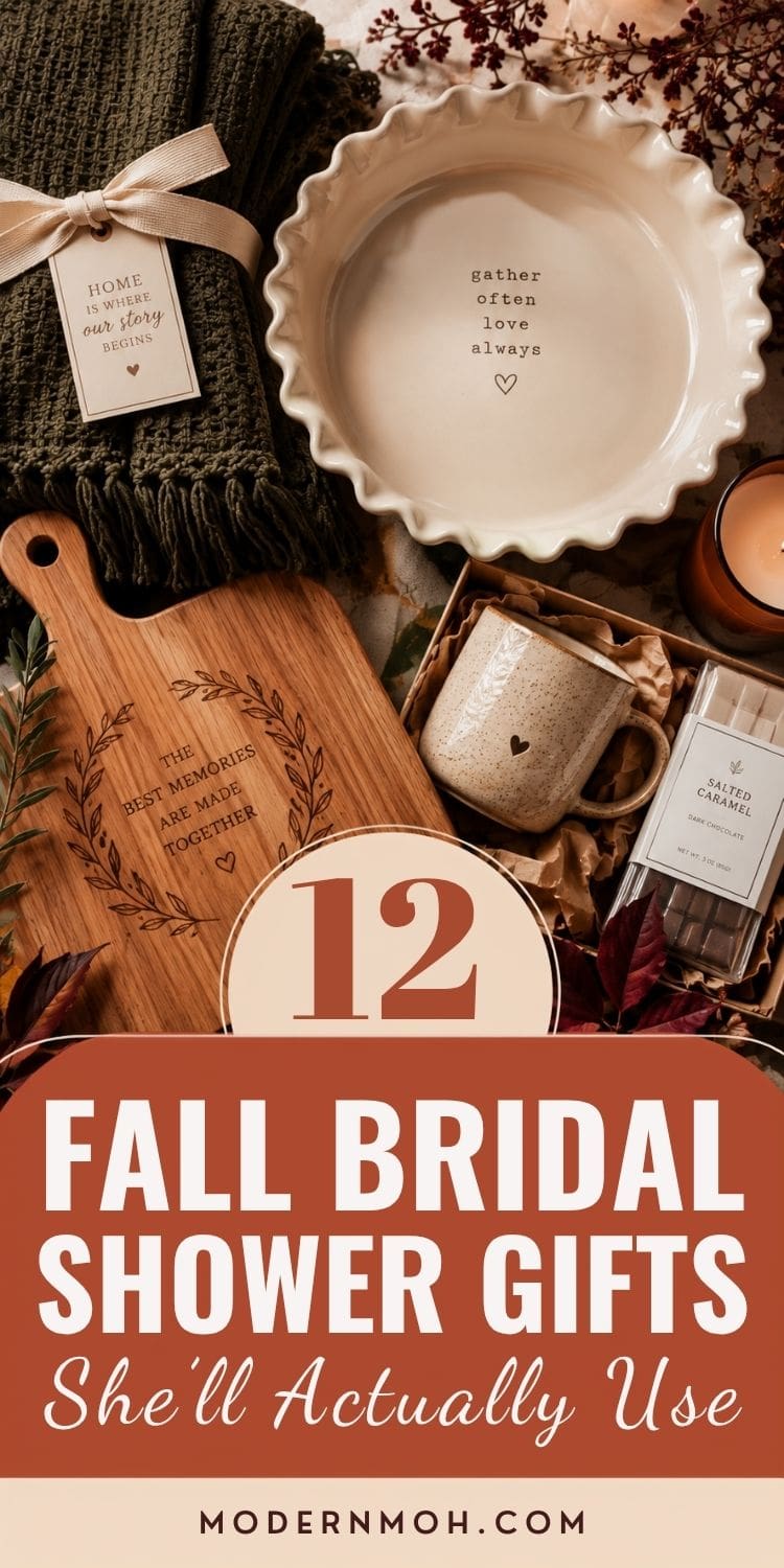 12 Fall Bridal Shower Gift Ideas the Bride Will Actually Use