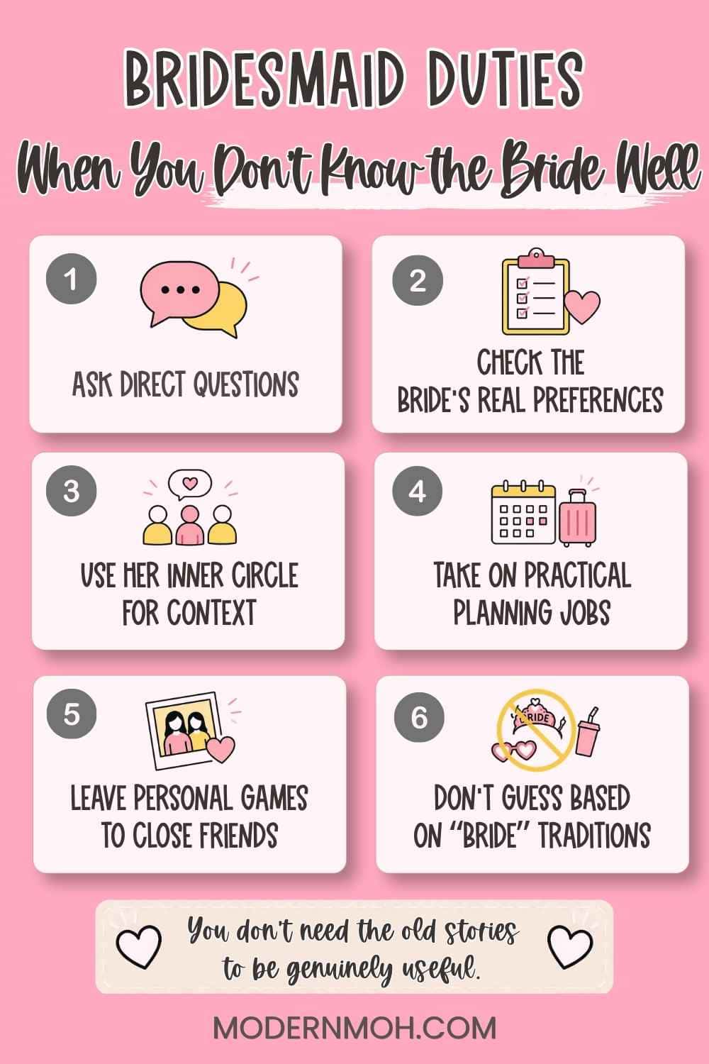 Not Close to the Bride? Here\'s How to Be a Good Bridesmaid