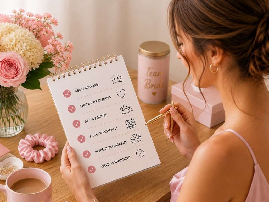 Don’t Know the Bride Well featured image showing a bridesmaid looking at her bridesmaid duties checklist