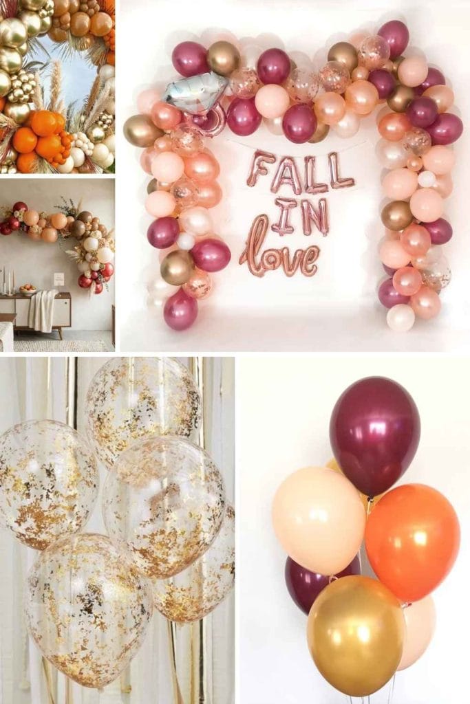 Fall Bridal Shower Balloons