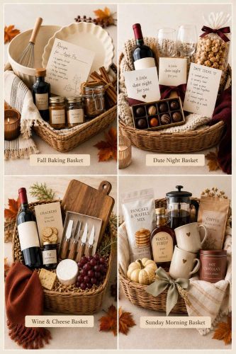 Fall Bridal Shower Gift Basket Ideas