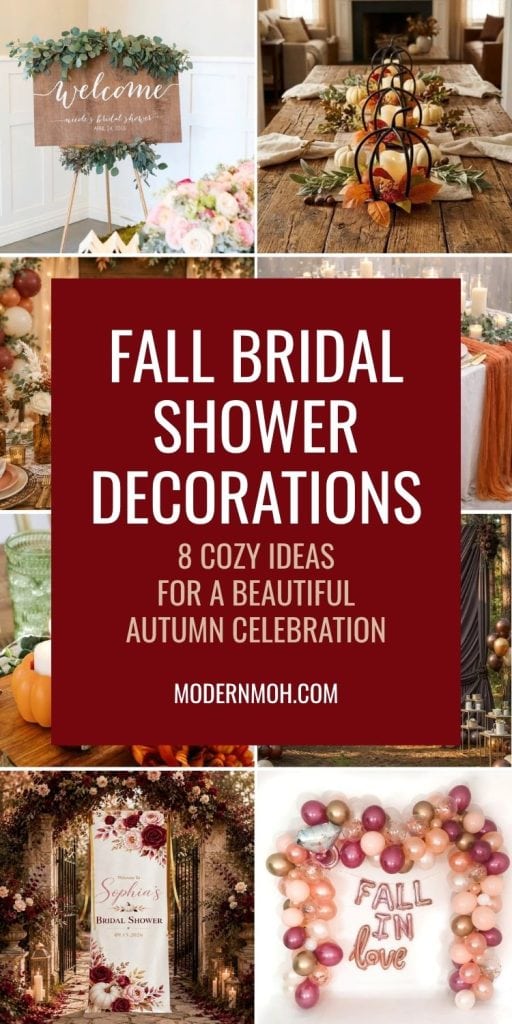 Fall bridal shower decorations pin