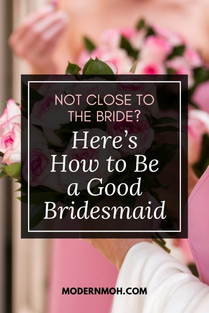 No close to bride good bridesmaid pin