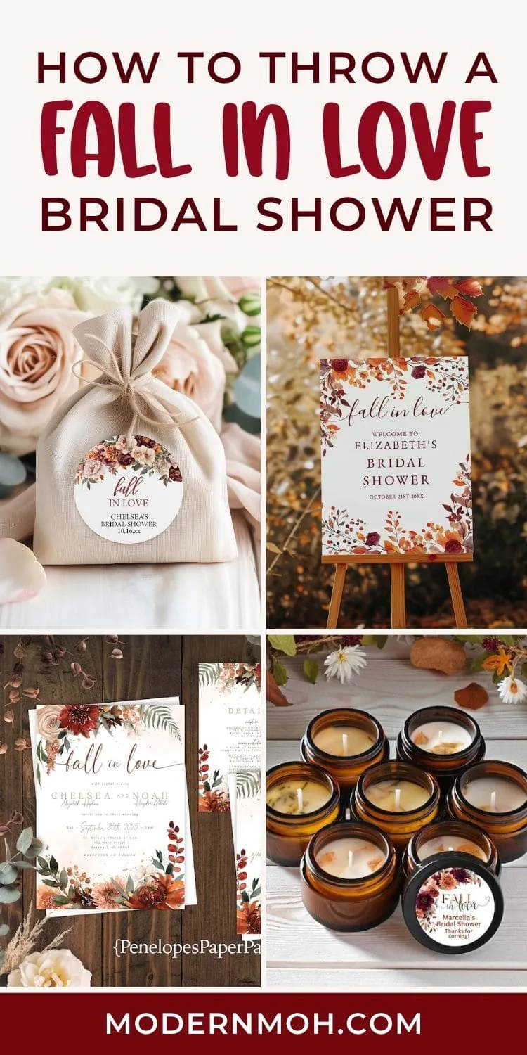 Fall in Love Bridal Shower Ideas & Theme Inspiration
