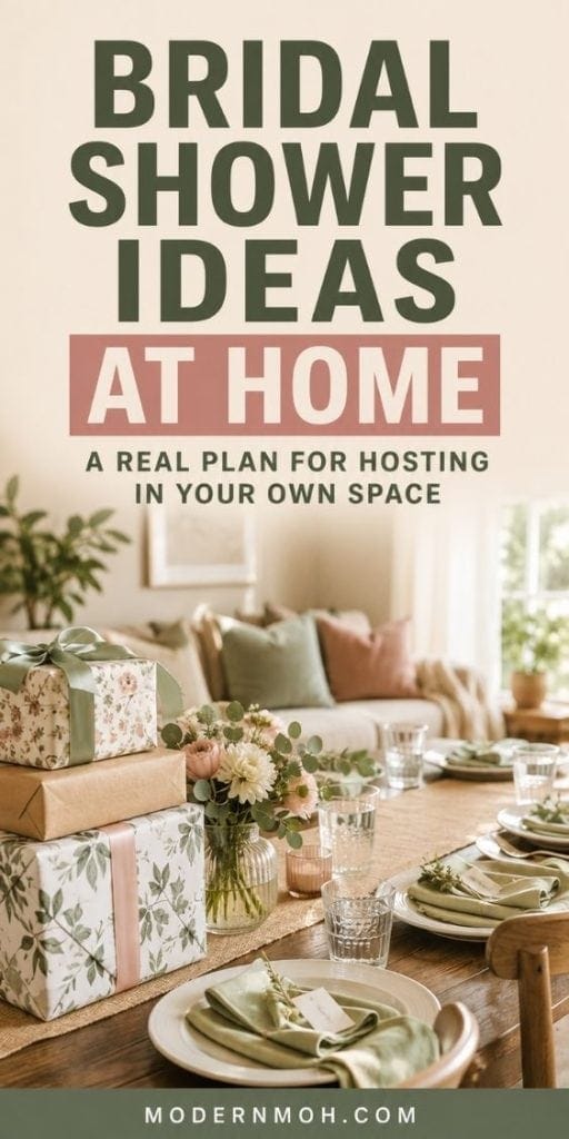 At home bridal shower ideas pin