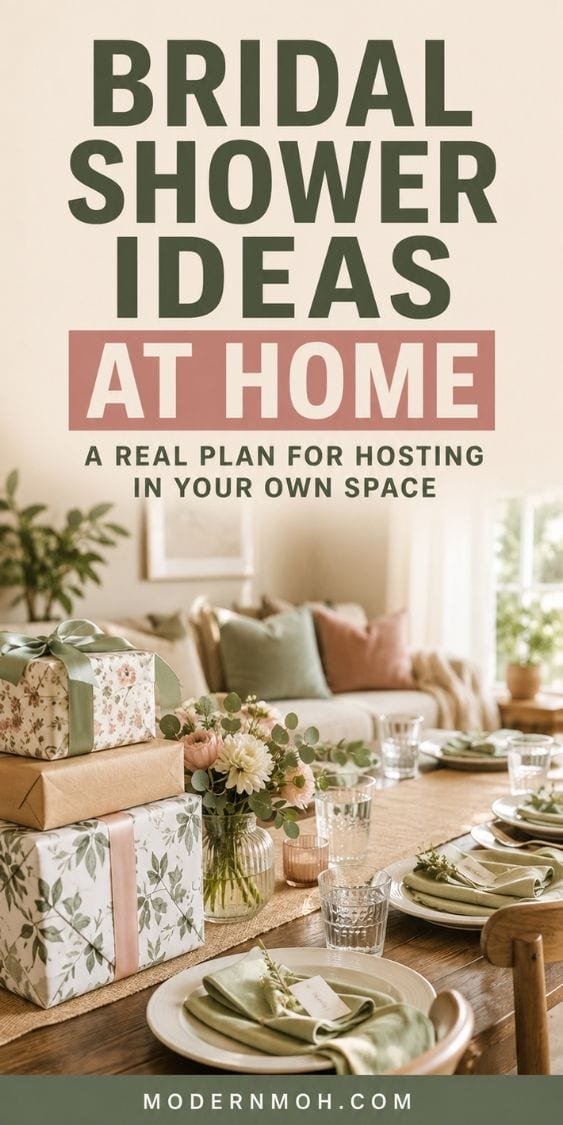 Bridal Shower Ideas at Home That Feel Special, Not Cramped