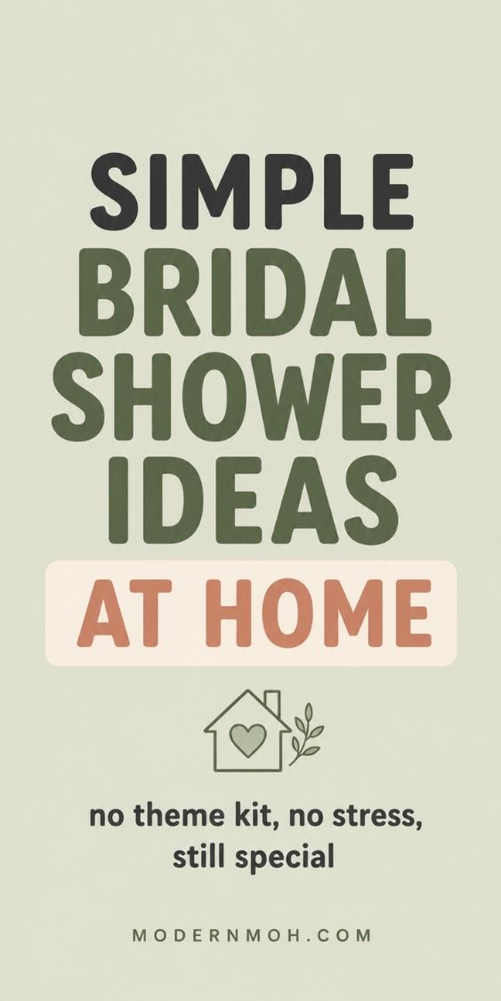 Bridal Shower Ideas at Home That Feel Special, Not Cramped