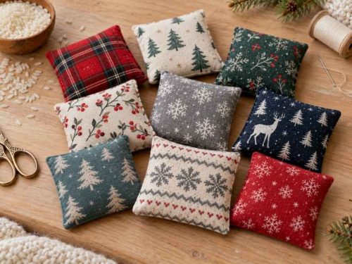 Festive Handmade Winter Sachets