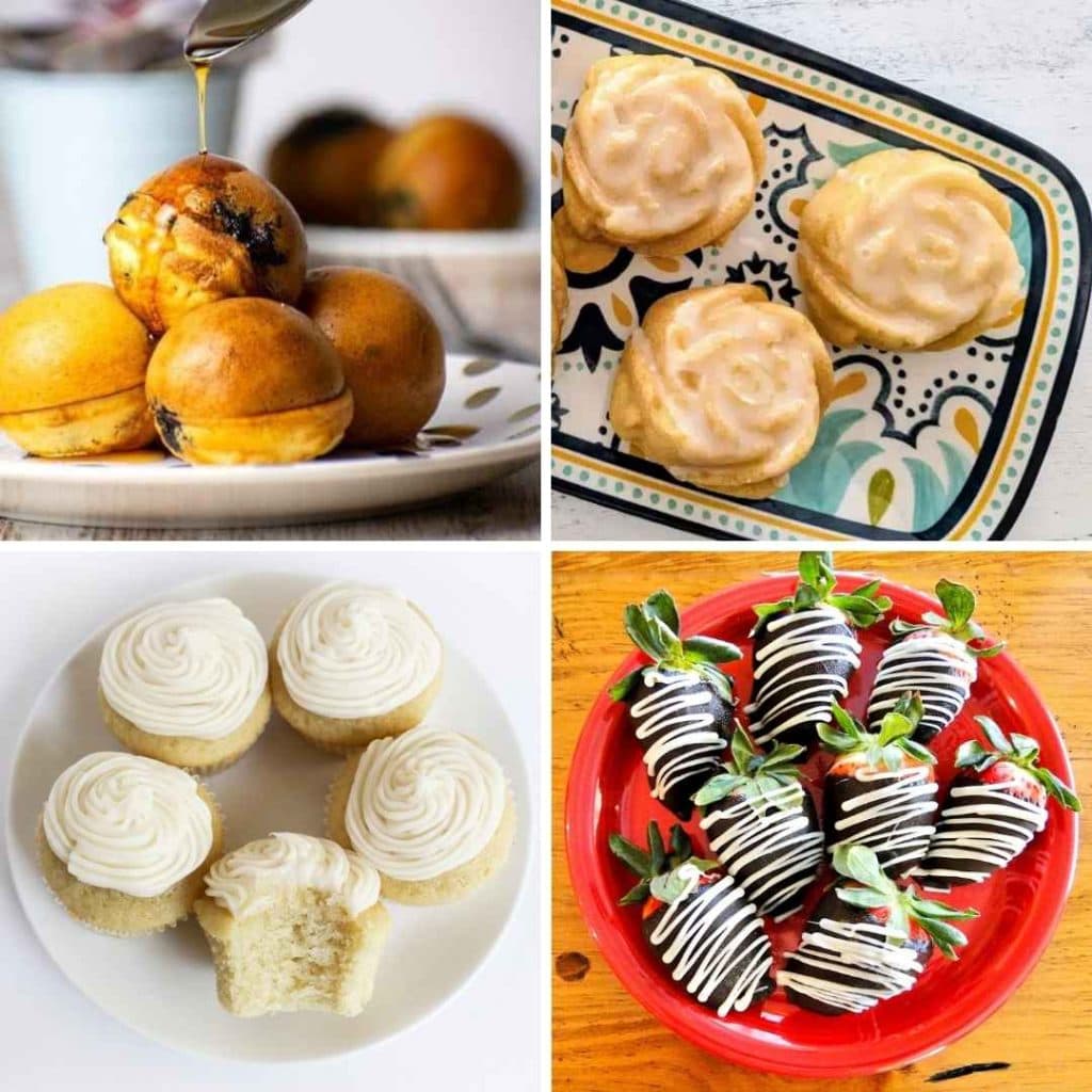 Mini Desserts for bridal brunch menu ideas