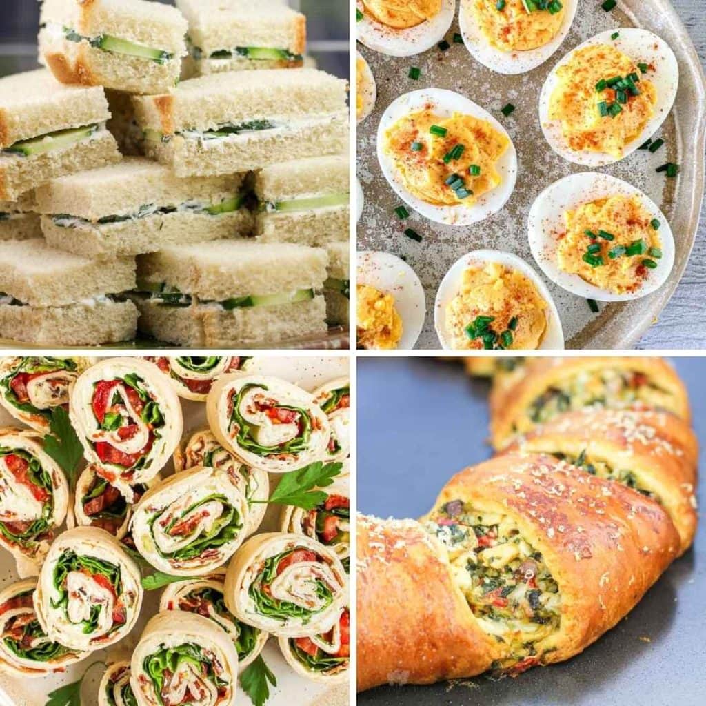 Savory bridal shower Brunch Finger Foods